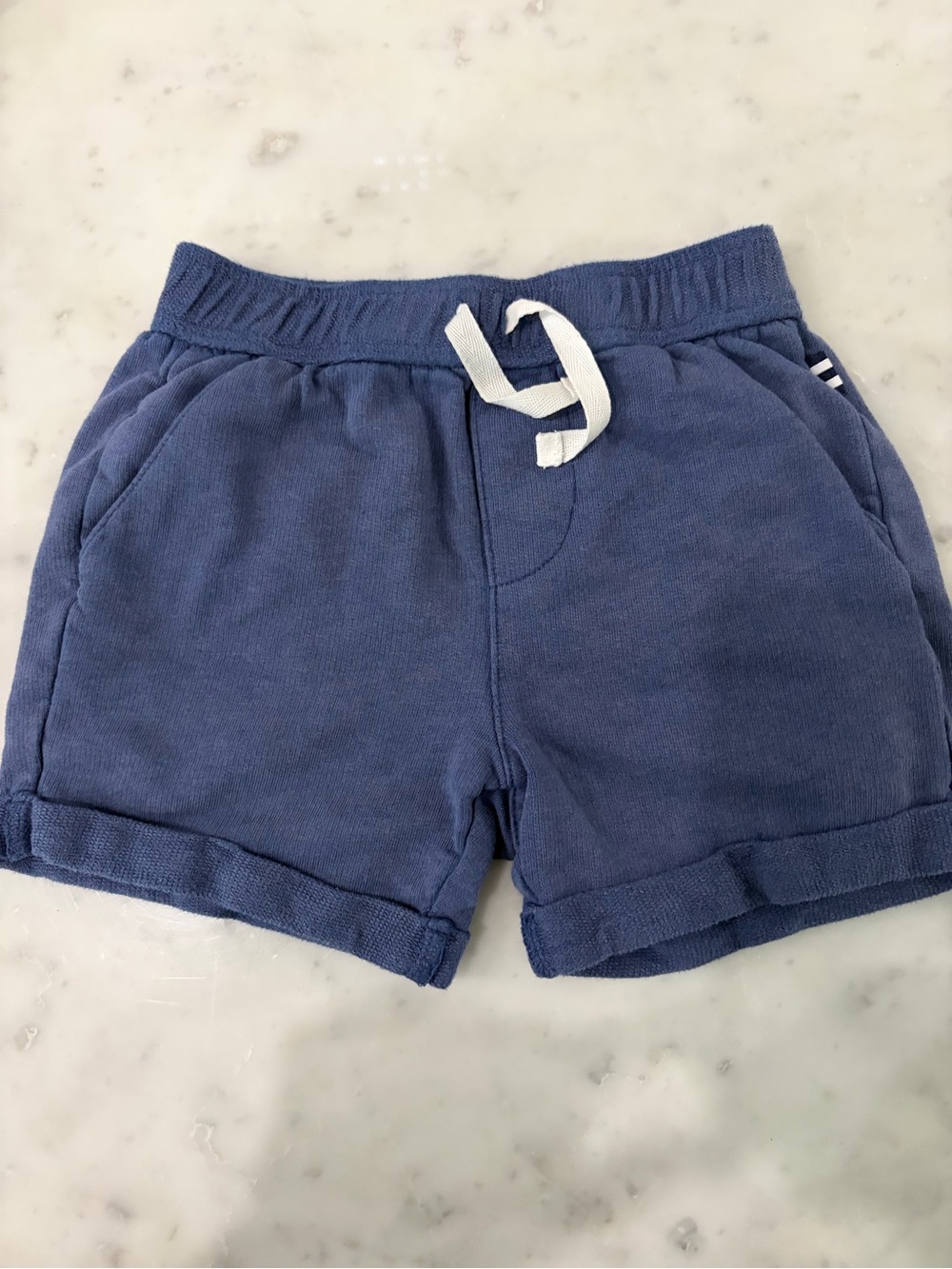 Splendid Blue Cotton Drawstring Shorts